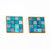 Vintage 18k Yellow Gold Opal Masonic Cufflinks, Italy, Circa 1960s