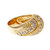 Estate 1960 Diamond Dome Ring 14k Yellow Gold