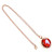 Victorian Carved Carnelian Hardstone Pendant Pink Gold Rose Cut Diamonds 
