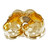 Peter Suchy Watermelon Tourmaline Dangle Earrings 18k Yellow Gold 