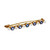 Vintage Natural Montana Sapphire Bar Pin Natural Pearl 14k Yellow Gold 