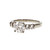 Hearts & Arrows Gemlok Diamond Engagement Ring Platinum GIA Certified 