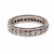 Vintage 1940 Diamond Eternity Band Ring Platinum Size 7.5 