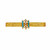 Antique Victorian 1860 Turquoise Bar Pin 14k Yellow Gold Pearl 