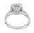 Peter Suchy GIA Certified 1.72 Carat Diamond Platinum Halo Engagement Ring