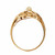 Vintage 1940 Filigree Cultured Pearl Diamond Ring 14k Yellow Gold 