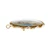 Vintage Porcelain Enamel Hand Painted Pin Pendant Seed Pearls 14k Yellow Gold 