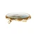 Vintage Porcelain Enamel Hand Painted Pin Pendant Seed Pearls 14k Yellow Gold 