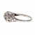 Vintage Filigree 1930 Old Mine Cut Diamond Engagement Ring 14k White Gold 