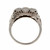 Vintage Filigree 1930 Old Mine Cut Diamond Engagement Ring 14k White Gold 