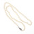 Estate Cultured Pearl 24 Inch Necklace 7mm To 7.5mm 14k White Gold 