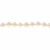 Estate Cultured Pearl 24 Inch Necklace 7mm To 7.5mm 14k White Gold 