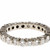 Estate Diamond Rounded Bar Set Eternity Band Ring Platinum 