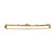 Montana Sapphire No Heat Art Deco Bar Pin 14k Yellow Gold 