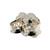 Peter Suchy Eight Sided Engraved 1.35ct Diamond Stud Earrings