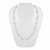 Estate Pearl By The Yard Necklace Cultured Akoya 14k Yellow Gold 