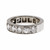 Peter Suchy Diamond Bead Set Wedding Band Ring Art Deco Inspired Platinum 