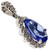 Tanzanite Pear Shape Pendant Diamond 14k White Gold