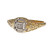 Vintage 1940 Rose Gold Diamond Engagement Ring 14k