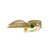 Olsen Designer Pendant Enhancer 18k Yellow Gold Mobe Pearl Ruby Emerald Diamond