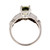 Peter Suchy Color Change Sapphire Engagement Ring Blue Green Platinum Diamond 