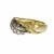 Vintage Spitzer & Furman Diamond Leaf Ring 18k Yellow Gold