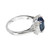Peter Suchy GIA 4.19 Carat Octagon Cut Sapphire Diamond Platinum Engagement Ring