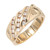 .45 Carat Round Diamond 14k Yellow Gold Wide Angle Set Diamond Band Ring
