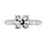 EGL .90 Carat Transitional Cut Diamond Art Deco Platinum Engagement Ring