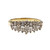 Estate Round & Baguette Diamond Ring 14k Yellow Gold 