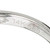 Oval Ruby Diamond Halo Ring 14k White Gold 