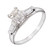 Vintage 1940 Emerald Cut Diamond Engagement Ring Platinum Baguette Accents 