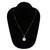 Blue Topaz Mother Of Pearl Necklace 18k Gold Diamond By The Yard 