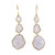 Ippolita Rock Candy Dangle Earrings Blue Moonstone 18k Yellow Gold 