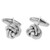 Da Vinci Knot Diamond Gold Cufflinks