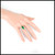 Vintage 1960 Marquise Jadeite Jade Natural Ring GIA Certified 14k Diamond 