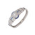 Vintage Art Deco Platinum & 18k Gold Diamond & Sapphire Bracelet