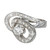Vintage 1955 Open Swirl .80ct Diamond Ring Platinum