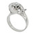 Vintage 1955 Open Swirl .80ct Diamond Ring Platinum