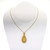 Estate Open Work 18k Yellow Gold .66ct Diamond Honeycomb Pendant 