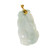 GIA Certified Large Natural Jadeite Jade Carved Gold Pendant