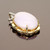 GIA Certified Natural Oval Purple Cabochon Jadeite Jade Diamond Gold Pendant