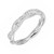 .33 Carat Round Diamond Woven Platinum Wedding Band Ring