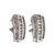 1.00 Carat Diamond White Gold Channel Set Earrings 