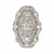 Art Deco 1.56 Carat Diamond Platinum Filigree Ring 