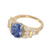 Peter Suchy 3.11 Carat Blue Sapphire Diamond Gold Platinum Engagement Ring