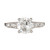 1.52 Carat Diamond Platinum Engagement Ring 