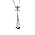 Art Deco .70 Carat Blue Sapphire Diamond Pearl Platinum Necklace