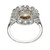 GIA Certified 1.39 Carat Natural Yellow White Diamond Platinum Engagement Ring