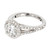 Peter Suchy GIA Certified 1.55 Carat Round Diamond Halo Platinum Engagement Ring